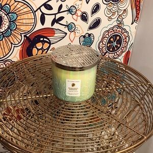 New! BBW Rainforest Gardenia 3 Wick Candle